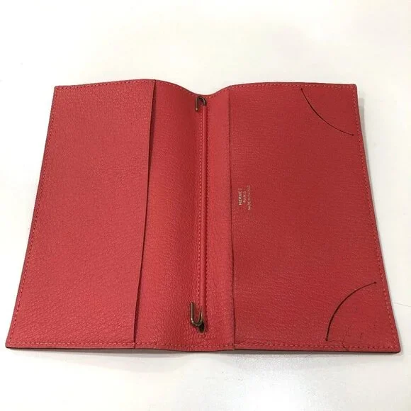 HERMES Writing instruments Agenda Vision 2 Stationery Notebook cover Chevre pink